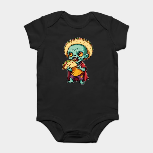 Taco Zombie 1 Baby Bodysuit by Grave Digs